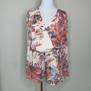 PPLA Romper Carmen Floral Challis Sz Medium